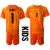Cheap France Hugo Lloris #1 Goalkeeper Home Football Kit Children World Cup 2022 Short Sleeve (+ pants)